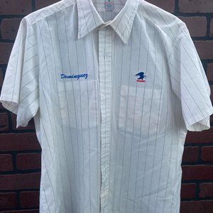Vintage Postal Service Button Up with Dominguez Tag XL